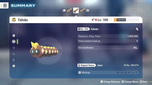 Pokemon Legends ZA Alpha Shiny Falinks 6IV-EV Trained - Pokemon4Ever