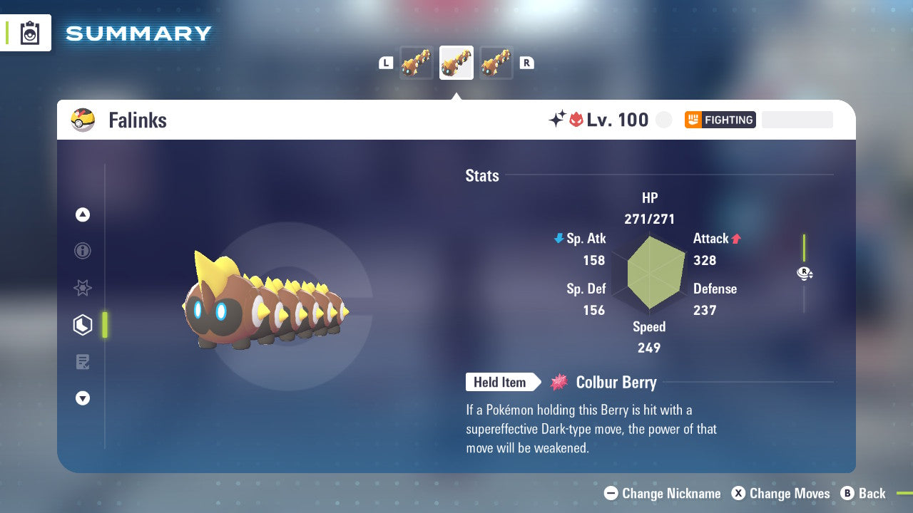 Pokemon Legends ZA Alpha Shiny Falinks 6IV-EV Trained - Pokemon4Ever