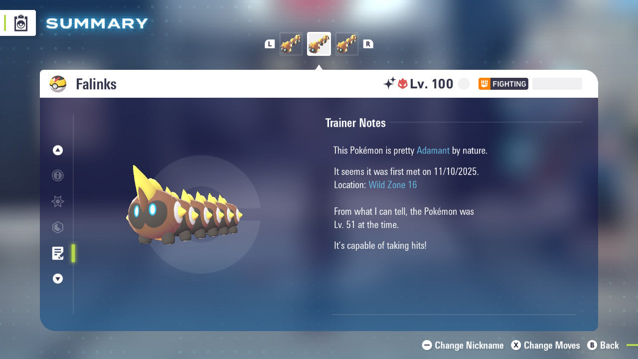 Pokemon Legends ZA Alpha Shiny Falinks 6IV-EV Trained - Pokemon4Ever