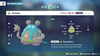 Pokemon Legends ZA Alpha Shiny Garbodor 6IV-EV Trained - Pokemon4Ever