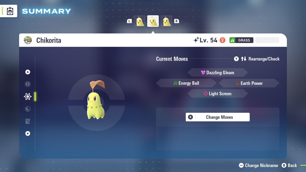 Pokemon Legends ZA Shiny Chikorita 6IV-EV Trained - Pokemon4Ever
