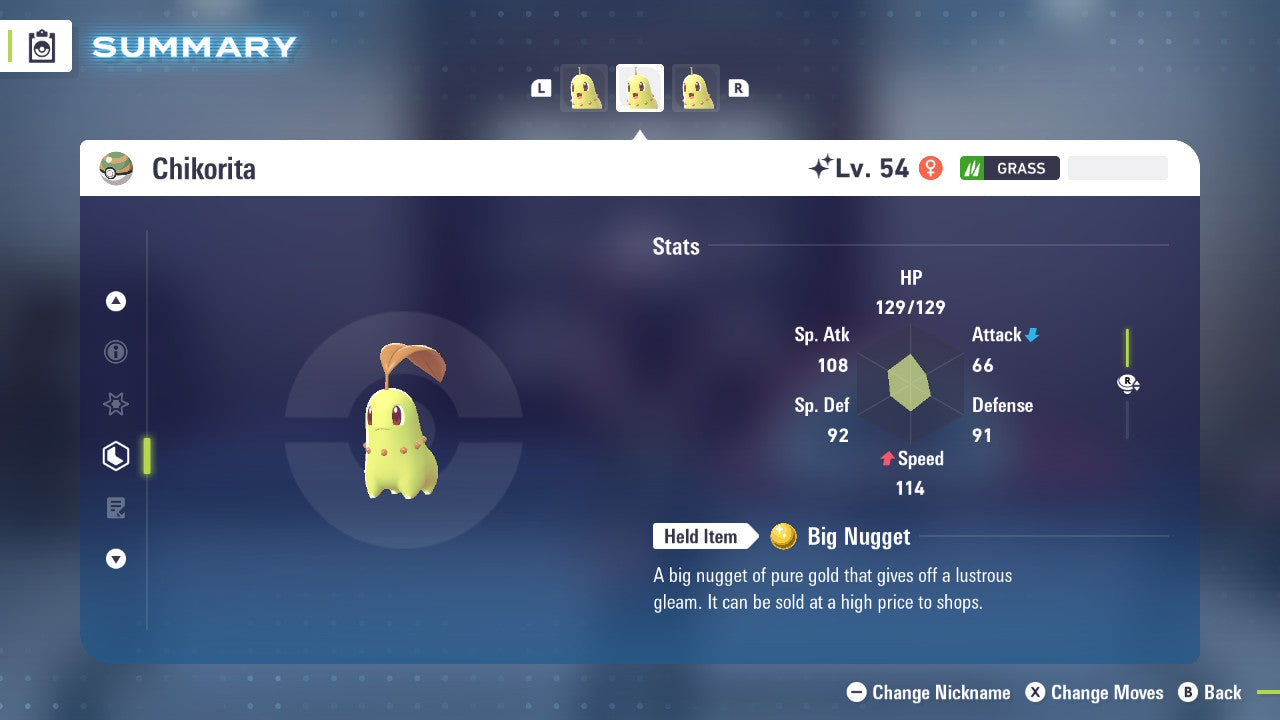 Pokemon Legends ZA Shiny Chikorita 6IV-EV Trained - Pokemon4Ever