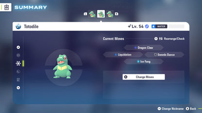 Pokemon Legends ZA Shiny Totodile 6IV-EV Trained - Pokemon4Ever