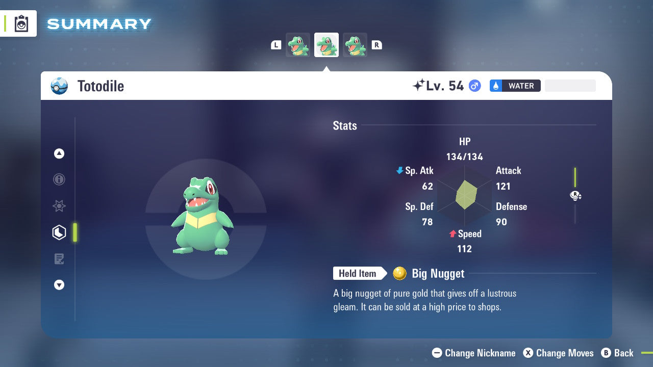 Pokemon Legends ZA Shiny Totodile 6IV-EV Trained - Pokemon4Ever