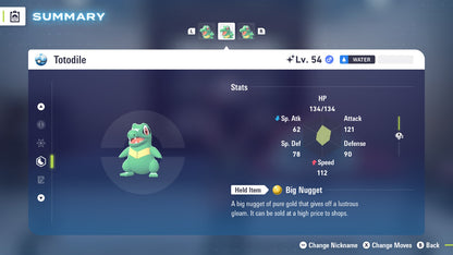 Pokemon Legends ZA Shiny Totodile 6IV-EV Trained - Pokemon4Ever