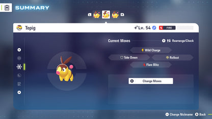 Pokemon Legends ZA Shiny Tepig 6IV-EV Trained - Pokemon4Ever