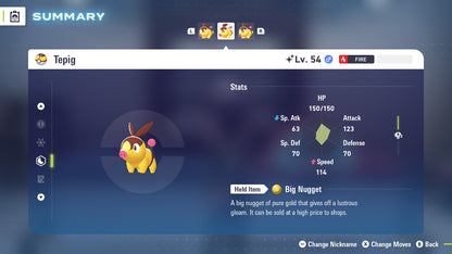 Pokemon Legends ZA Shiny Tepig 6IV-EV Trained - Pokemon4Ever