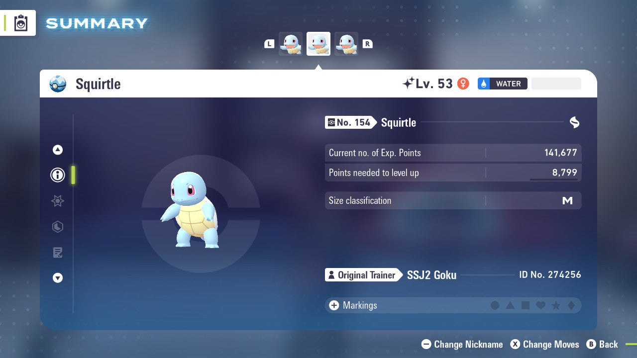 Pokemon Legends ZA Shiny Squirtle 6IV-EV Trained - Pokemon4Ever