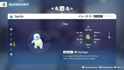 Pokemon Legends ZA Shiny Squirtle 6IV-EV Trained - Pokemon4Ever