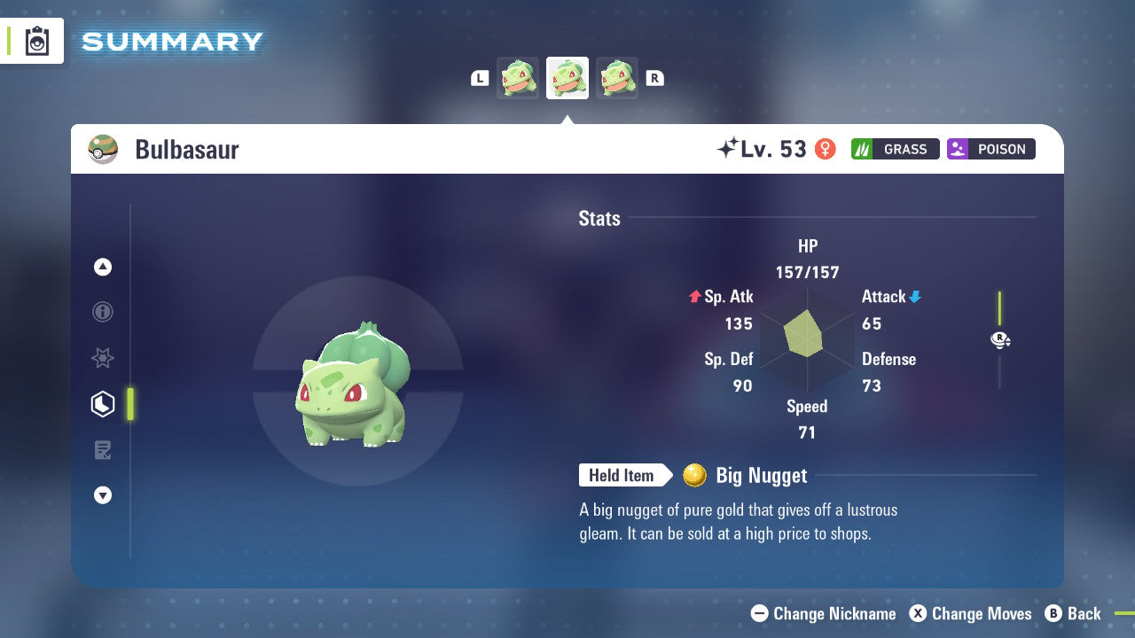 Pokemon Legends ZA Shiny Bulbasaur 6IV-EV Trained - Pokemon4Ever