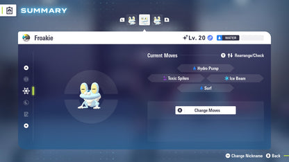 Pokemon Legends ZA Shiny Froakie 6IV-EV Trained - Pokemon4Ever