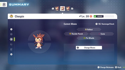 Pokemon Legends ZA Shiny Chespin 6IV-EV Trained - Pokemon4Ever