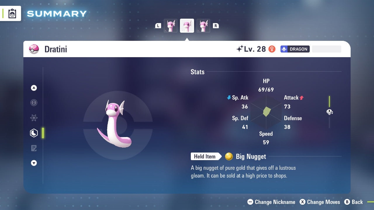 Pokemon Legends ZA Shiny Dratini 6IV-EV Trained - Pokemon4Ever