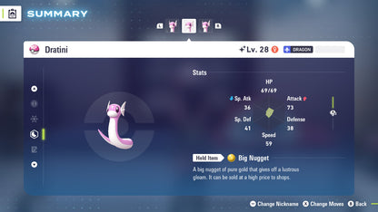 Pokemon Legends ZA Shiny Dratini 6IV-EV Trained - Pokemon4Ever