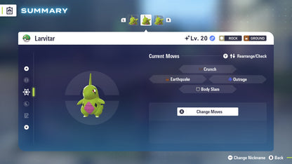 Pokemon Legends ZA Shiny Larvitar 6IV-EV Trained - Pokemon4Ever