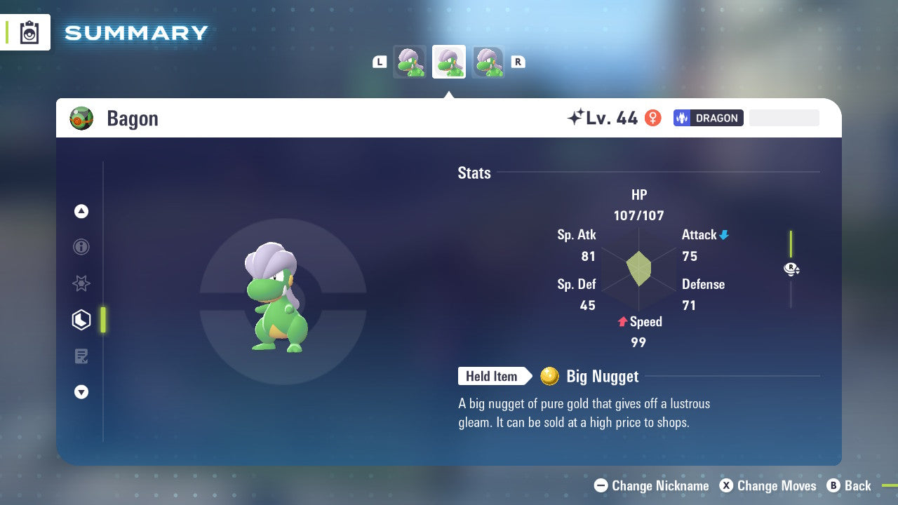 Pokemon Legends ZA Shiny Bagon 6IV-EV Trained - Pokemon4Ever