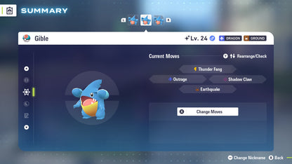 Pokemon Legends ZA Shiny Gible 6IV-EV Trained - Pokemon4Ever