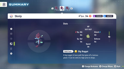 Pokemon Legends ZA Shiny Skrelp 6IV-EV Trained - Pokemon4Ever