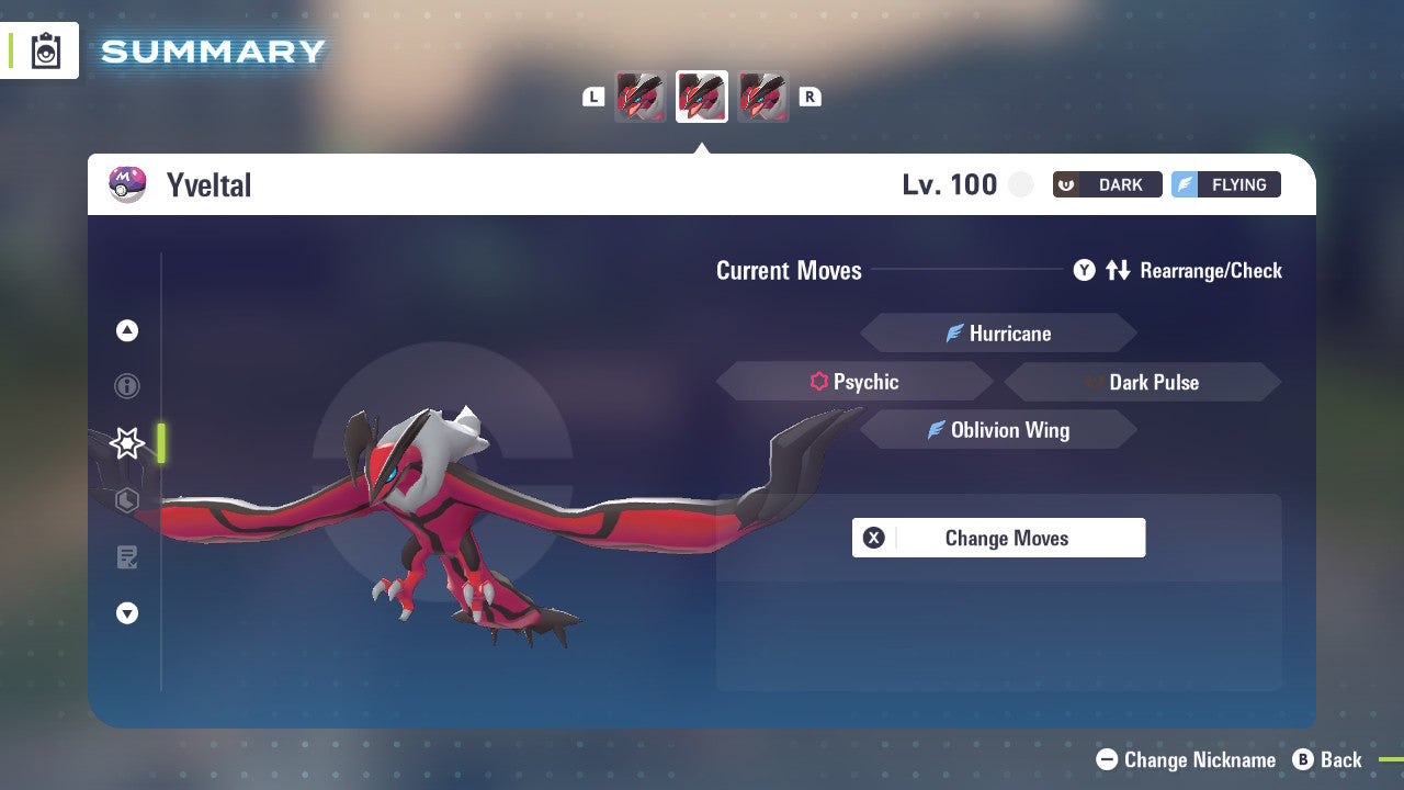Pokemon Legends ZA Yveltal 6IV-EV Trained - Pokemon4Ever