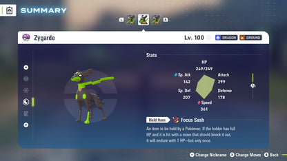 Pokemon Legends ZA Zygarde-10% 6IV-EV Trained - Pokemon4Ever