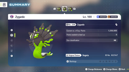 Pokemon Legends ZA Zygarde 6IV-EV Trained - Pokemon4Ever