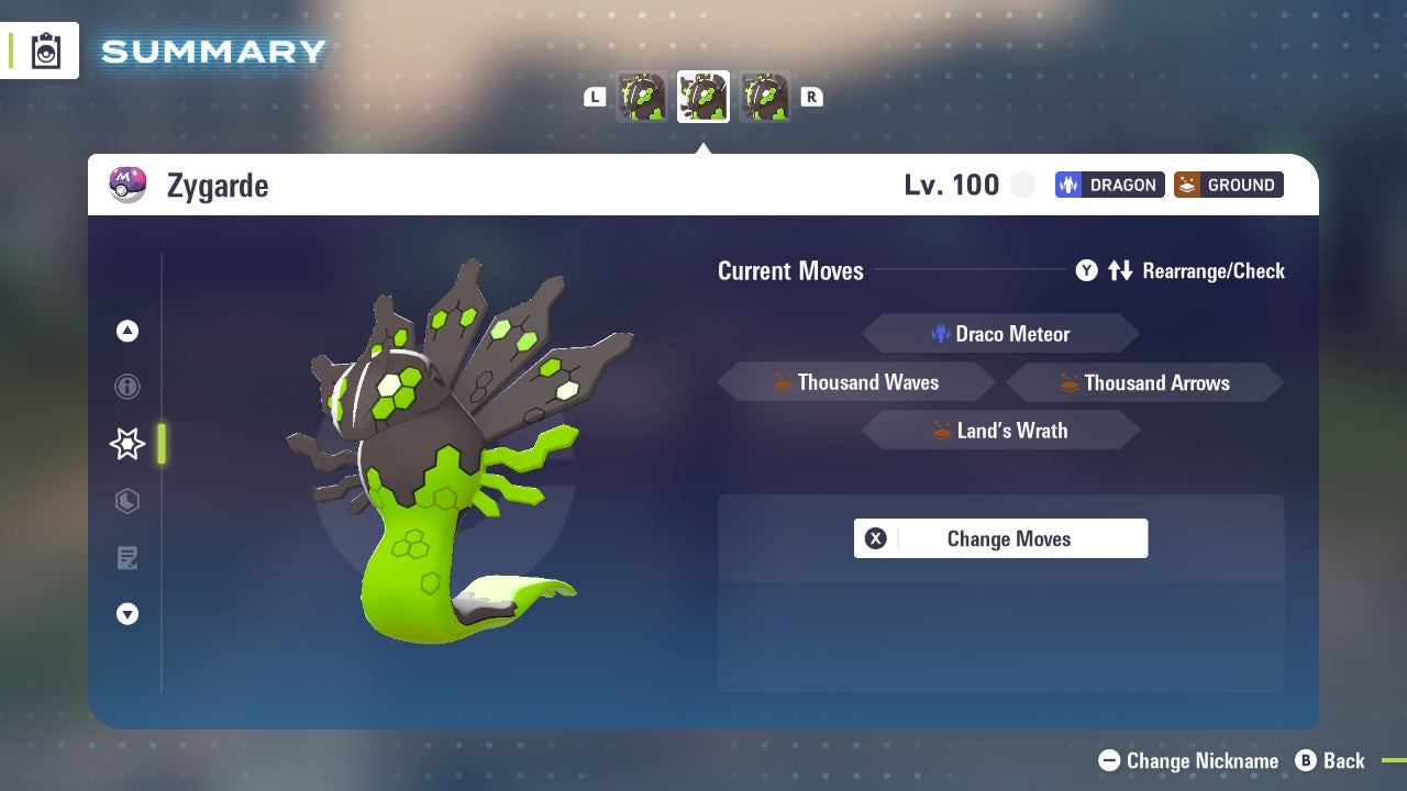 Pokemon Legends ZA Zygarde 6IV-EV Trained - Pokemon4Ever