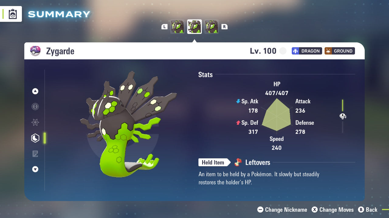 Pokemon Legends ZA Zygarde 6IV-EV Trained - Pokemon4Ever