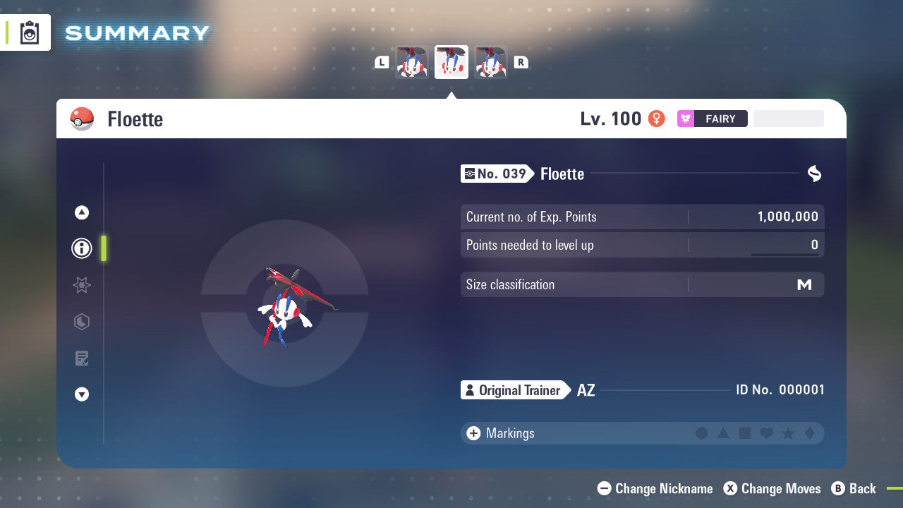 Pokemon Legends ZA Eternal Flower Floette 6IV-EV Trained - Pokemon4Ever