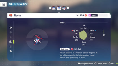 Pokemon Legends ZA Eternal Flower Floette 6IV-EV Trained - Pokemon4Ever