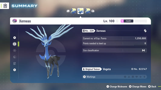 Pokemon Legends ZA Xerneas 6IV-EV Trained - Pokemon4Ever