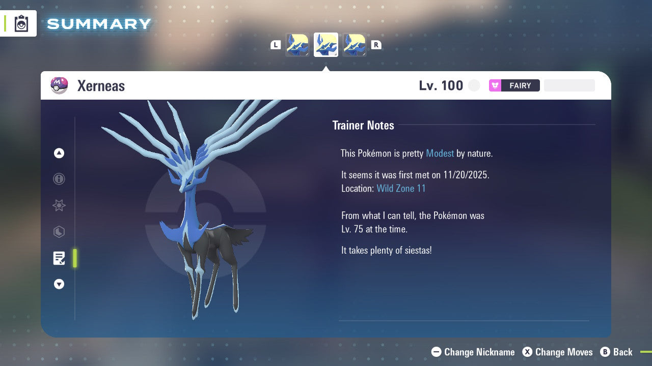 Pokemon Legends ZA Xerneas 6IV-EV Trained - Pokemon4Ever