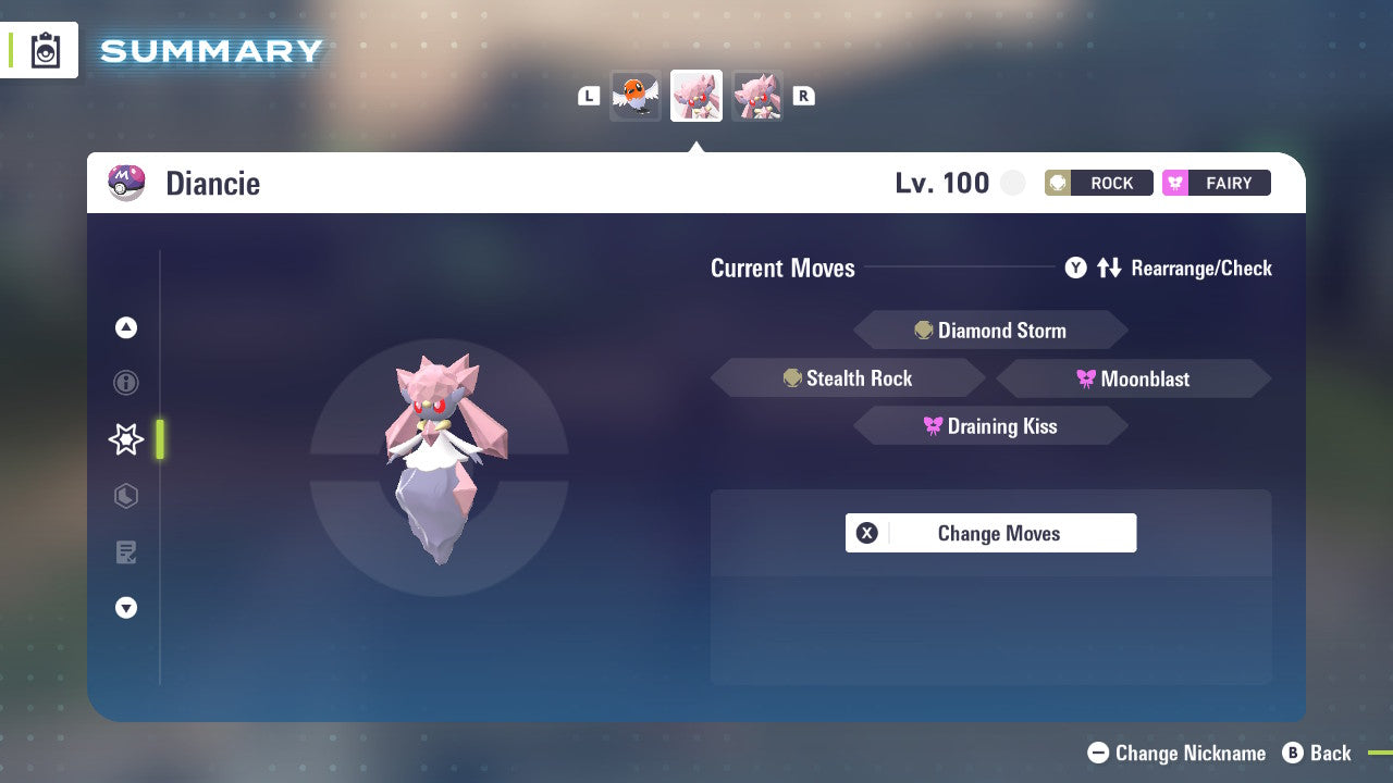 Pokemon Legends ZA Diancie 6IV-EV Trained - Pokemon4Ever
