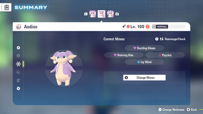 Pokemon Legends ZA Alpha Shiny Audino 6IV-EV Trained - Pokemon4Ever