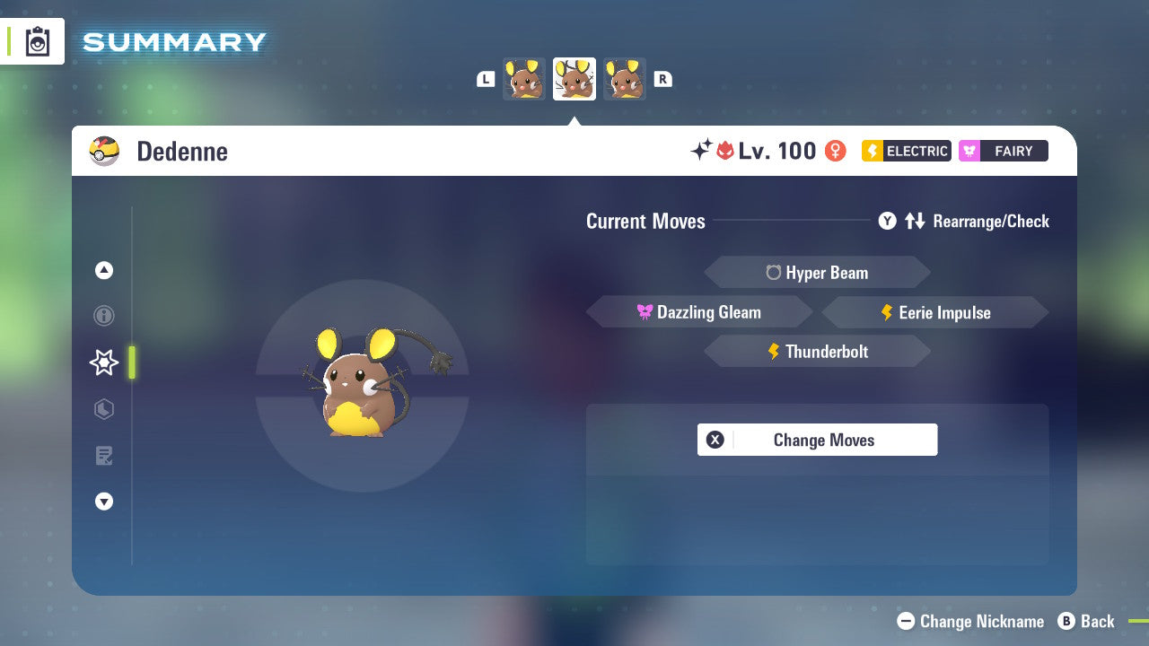 Pokemon Legends ZA Alpha Shiny Dedenne 6IV-EV Trained - Pokemon4Ever