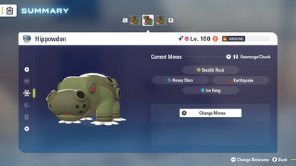 Pokemon Legends ZA Alpha Shiny Hippowdon 6IV-EV Trained - Pokemon4Ever