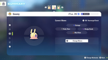 Pokemon Legends ZA Shiny Goomy 6IV-EV Trained