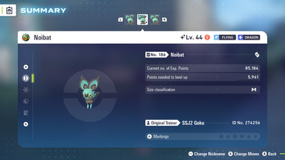 Pokemon Legends ZA Shiny Noibat 6IV-EV Trained - Pokemon4Ever