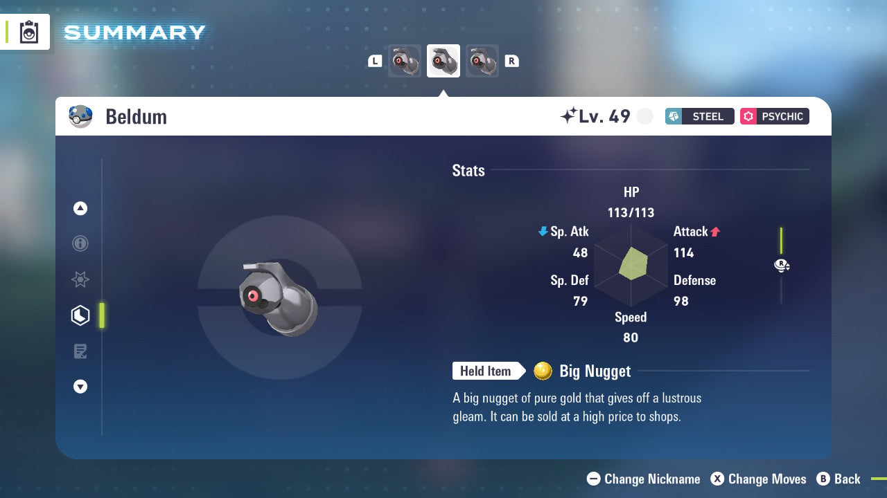 Pokemon Legends ZA Shiny Beldum 6IV-EV Trained - Pokemon4Ever