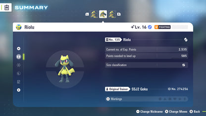 Pokemon Legends ZA Shiny Riolu 6IV-EV Trained - Pokemon4Ever