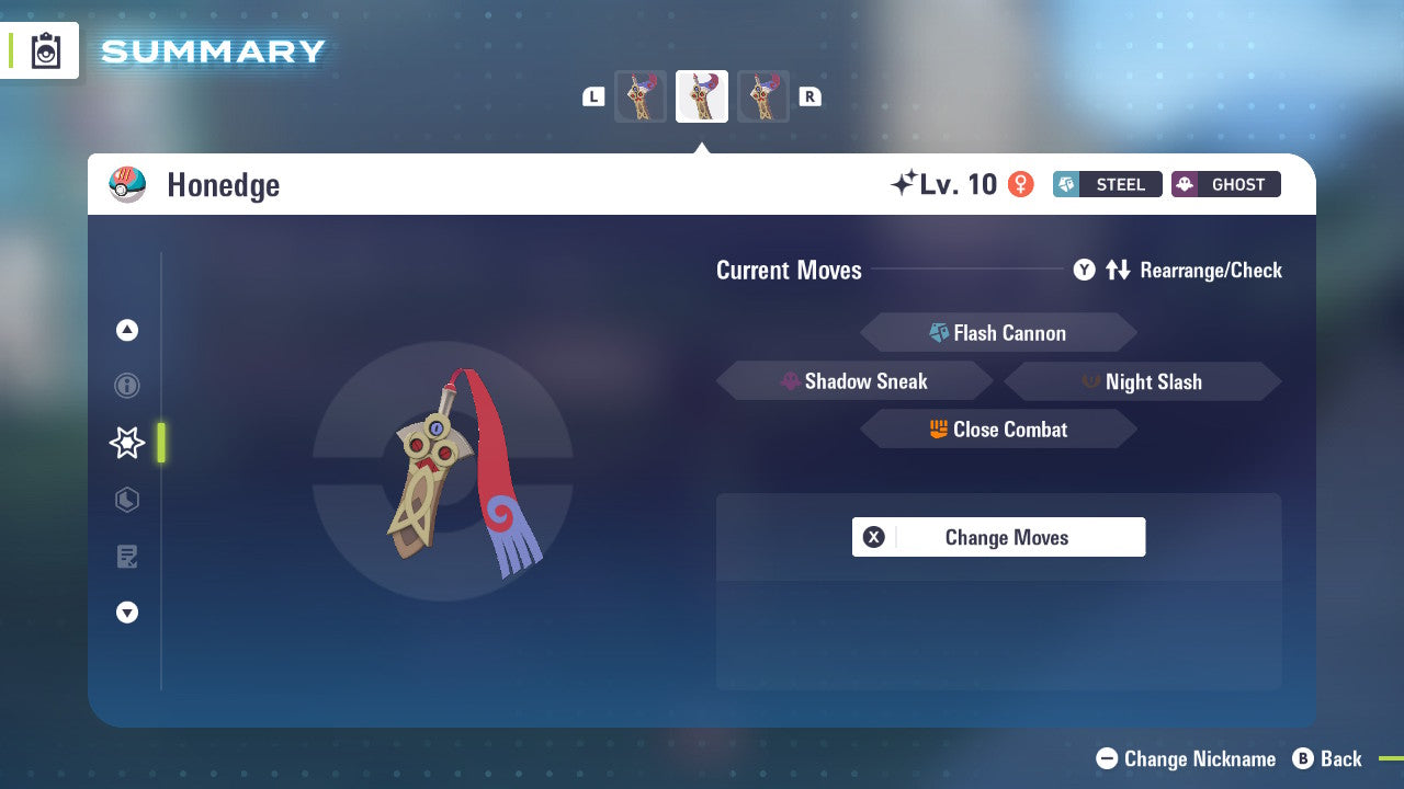 Pokemon Legends ZA Shiny Honedge 6IV-EV Trained - Pokemon4Ever