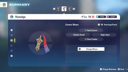 Pokemon Legends ZA Shiny Honedge 6IV-EV Trained - Pokemon4Ever