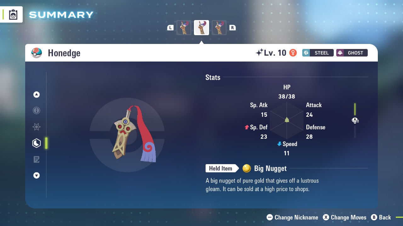 Pokemon Legends ZA Shiny Honedge 6IV-EV Trained - Pokemon4Ever