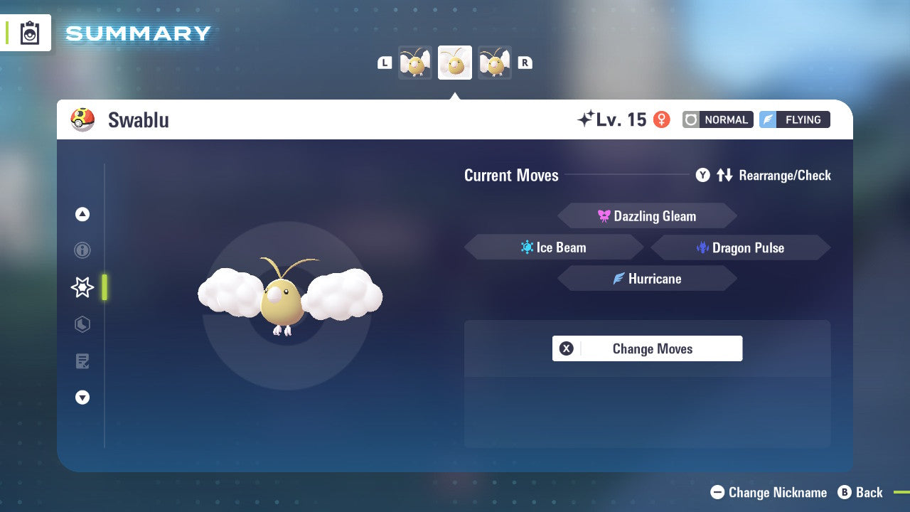 Pokemon Legends ZA Shiny Swablu 6IV-EV Trained - Pokemon4Ever