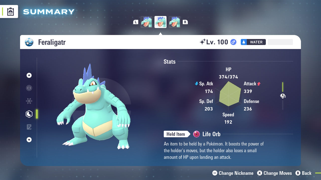 Pokemon Legends ZA Shiny Feraligatr 6IV-EV Trained - Pokemon4Ever