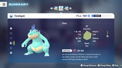Pokemon Legends ZA Shiny Feraligatr 6IV-EV Trained - Pokemon4Ever