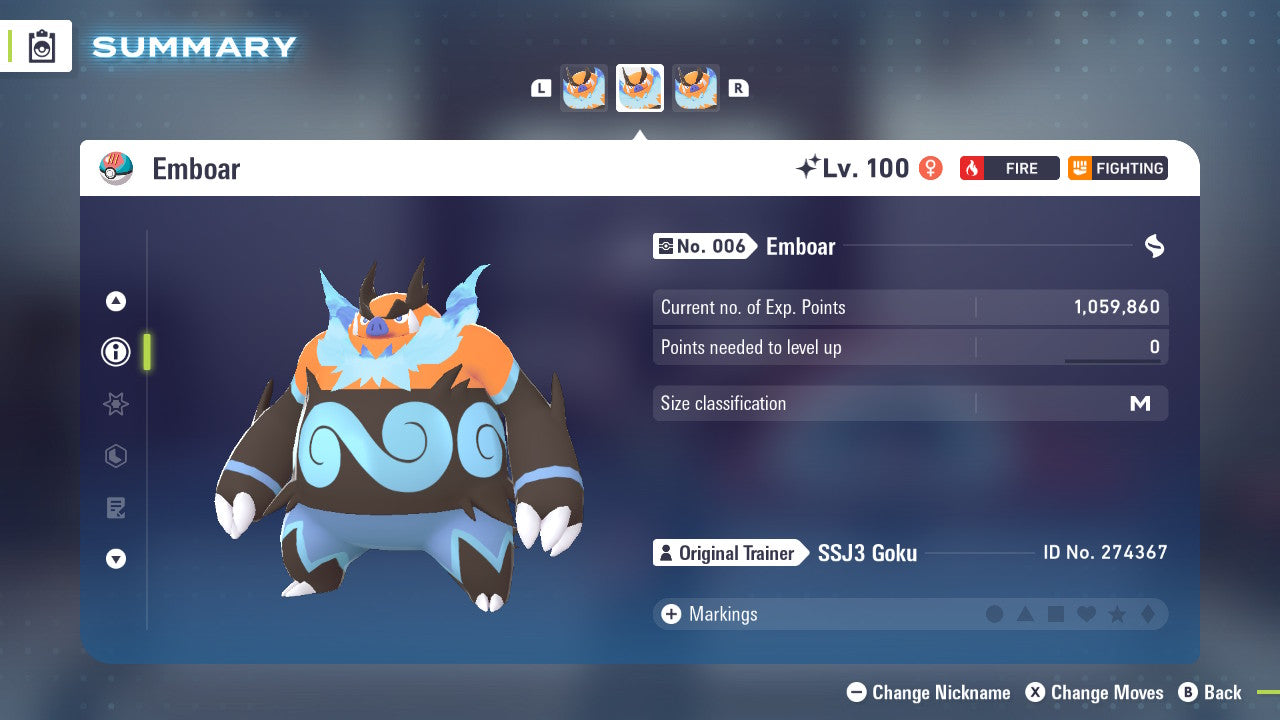 Pokemon Legends ZA Shiny Emboar 6IV-EV Trained - Pokemon4Ever