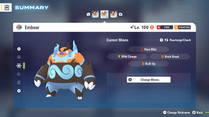 Pokemon Legends ZA Shiny Emboar 6IV-EV Trained - Pokemon4Ever