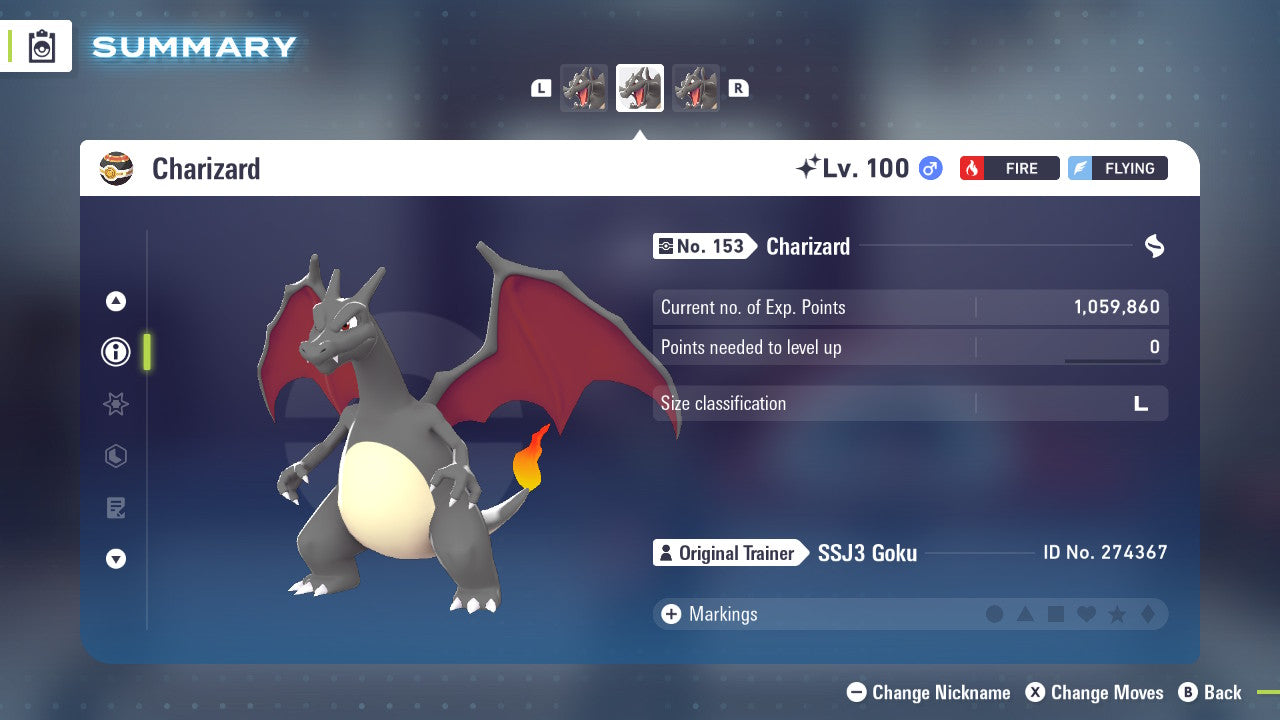 Pokemon Legends ZA Shiny Charizard 6IV-EV Trained - Pokemon4Ever