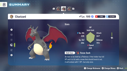 Pokemon Legends ZA Shiny Charizard 6IV-EV Trained - Pokemon4Ever