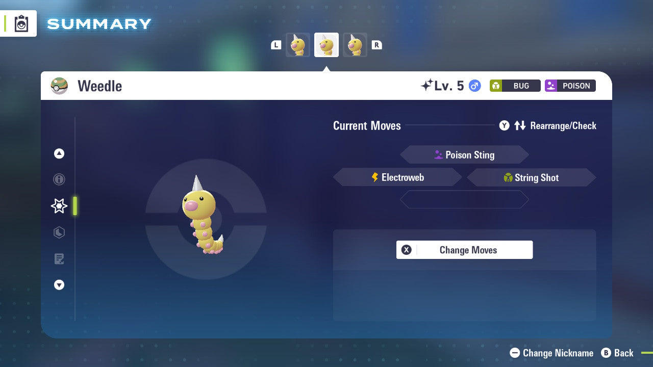 Pokemon Legends ZA Shiny Weedle 6IV-EV Trained - Pokemon4Ever